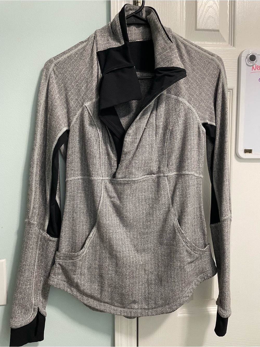 LuluLemon Grey Half-Zip Women's Pullover Jacket